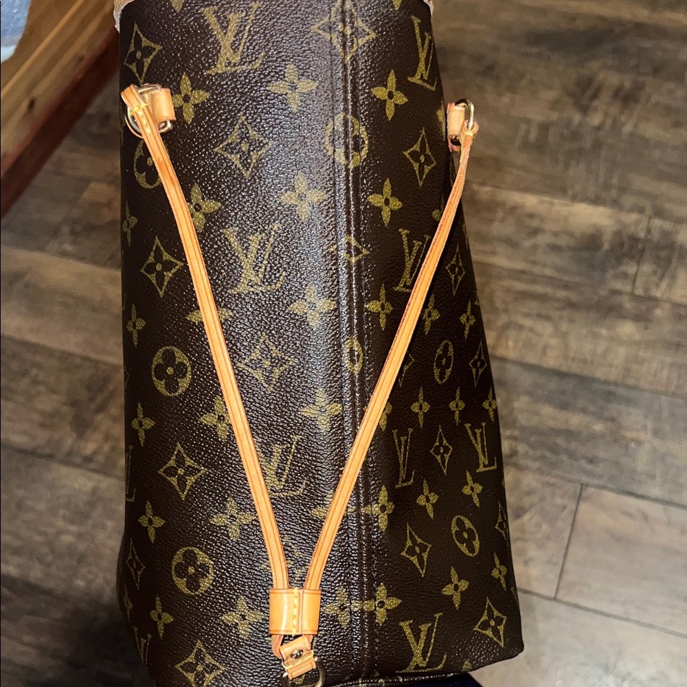 Louis Vuitton Monogram MM Neverful - Brown and Blue - Picture 6 of 16